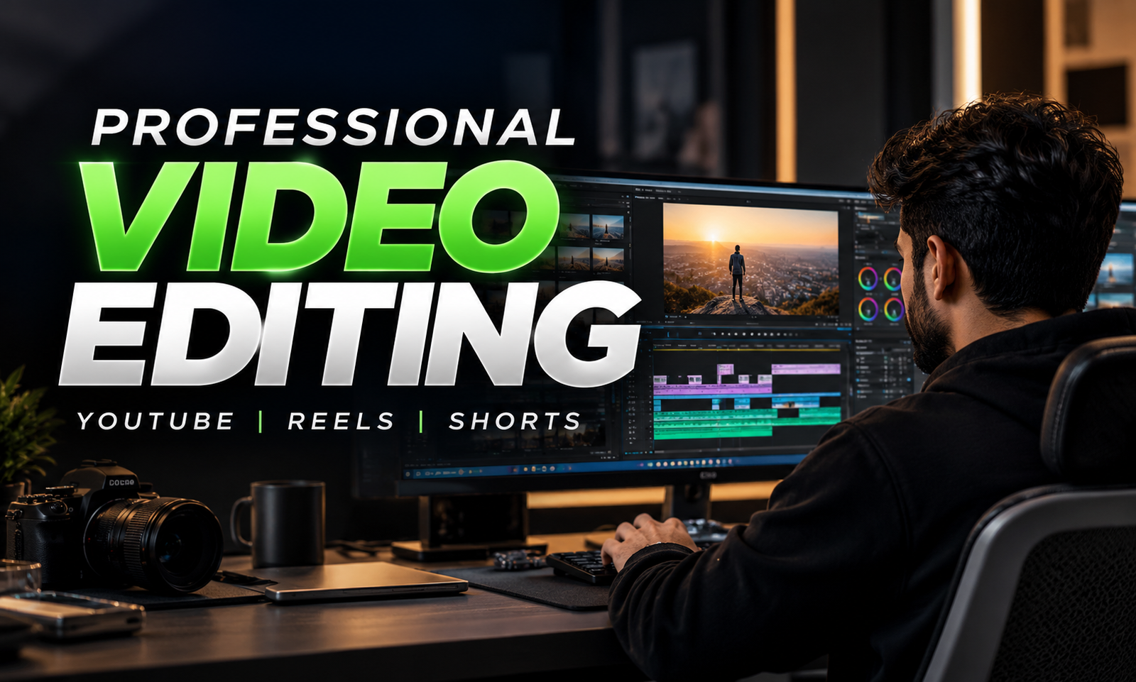 I will edit professional YouTube videos with engaging effects and captions